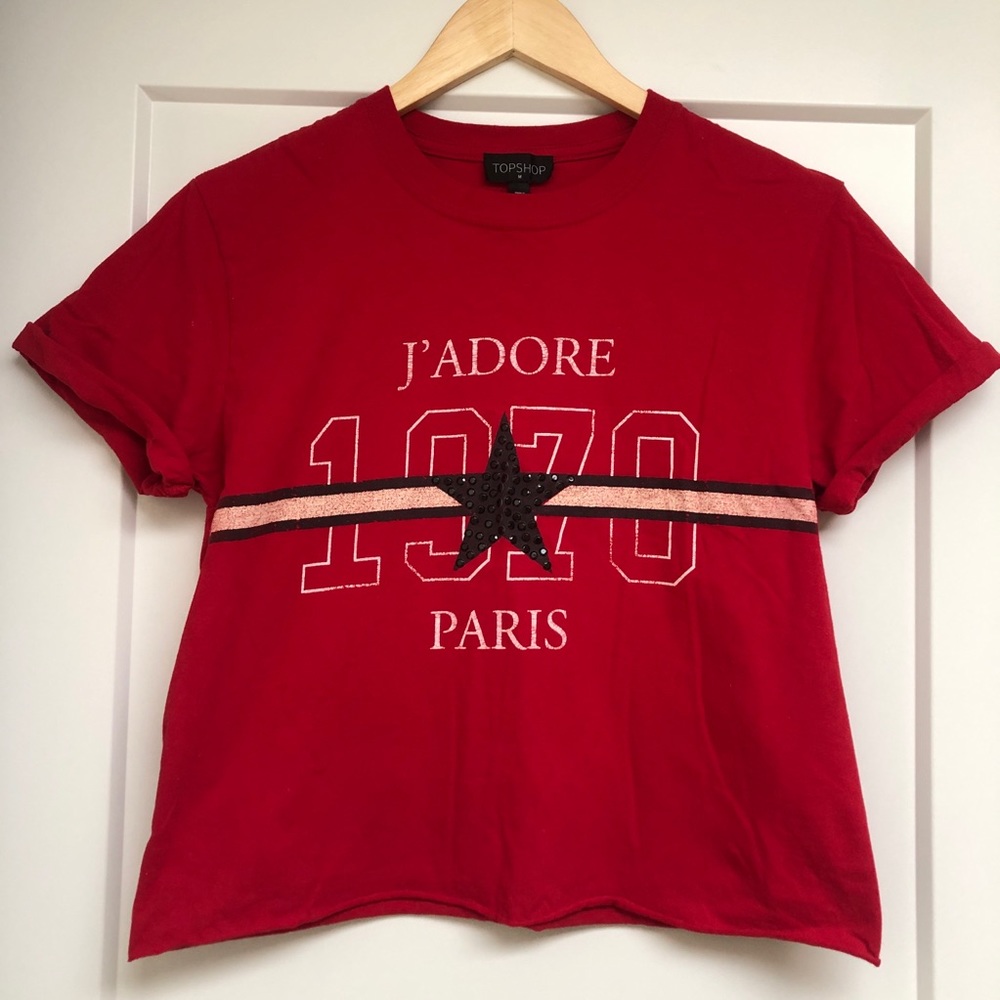 Two TOPSHOP T-Shirts - Picture 2 of 3
